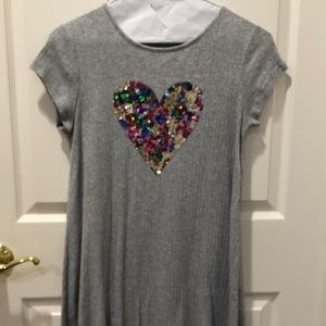 Cat and Jack Sequin Heart XL (14/16) Dress